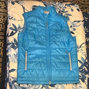 Peter Millar Men's Blue Quilted Vest